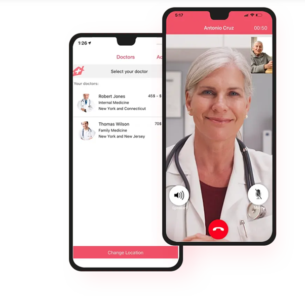 health care at home app a type of telemedicine app