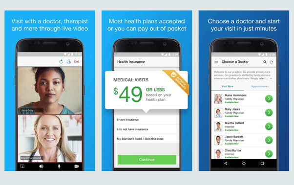 live health a type of telemedicine app