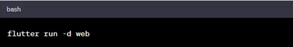 Bash Flutter Run