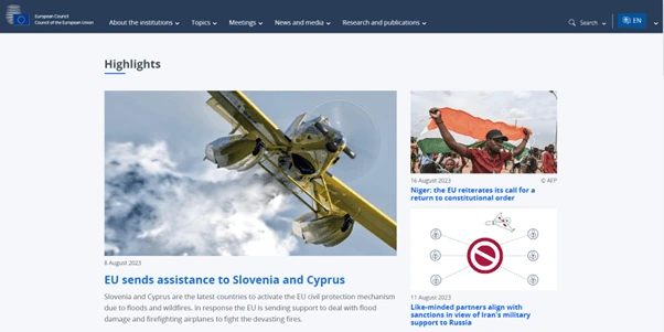 case study The Council of the European Union