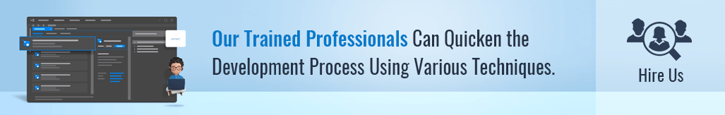 contact us to quicken the development process