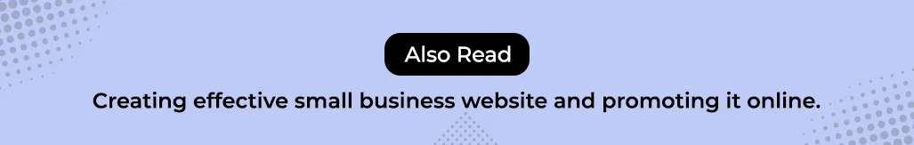 creating effective small business website