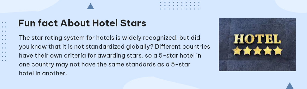fun fact about hotel star