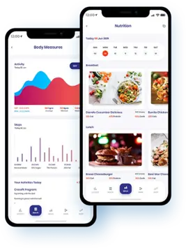 health and fitness social app screenshot