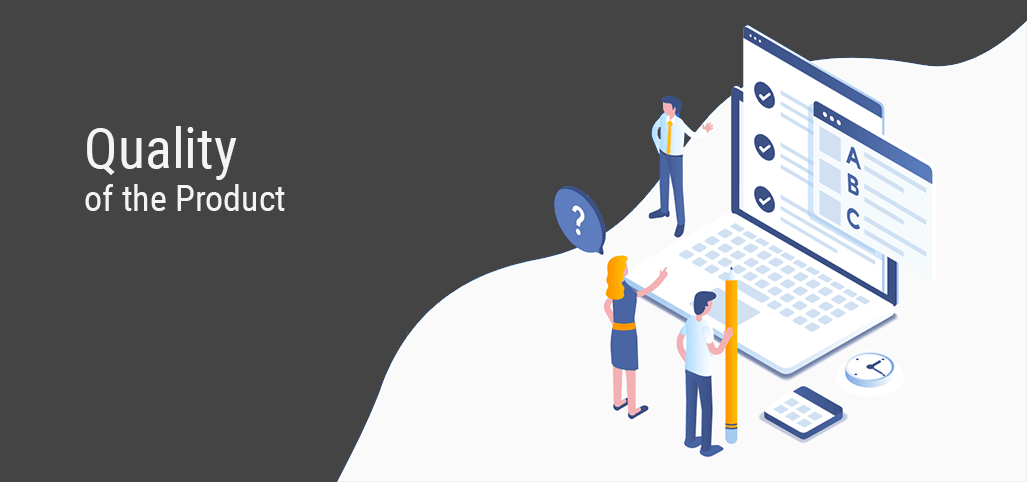 quality of product in software testing