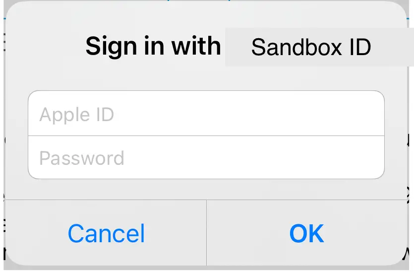 Sandbox Login
