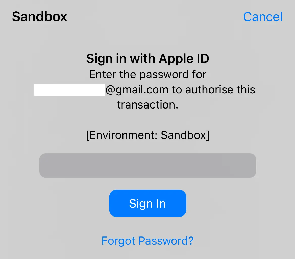 Sandbox Purchase Plan Testing