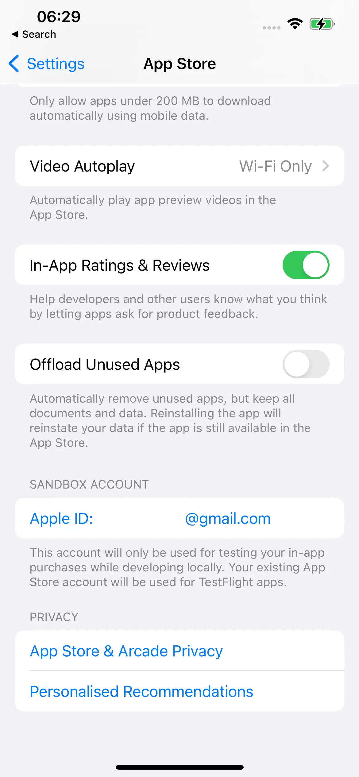 Sandbox Purchase Plan Testing