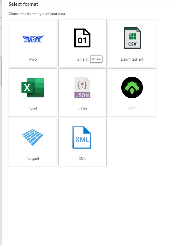 Select Source Dataset