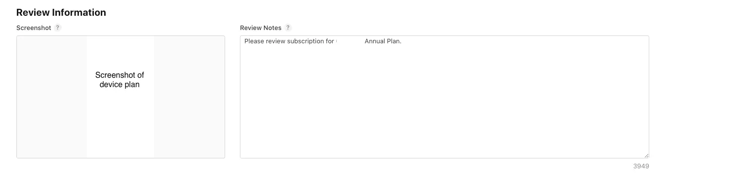 Subscription Plan Review Notes