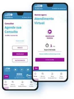telemedicina app screenshot