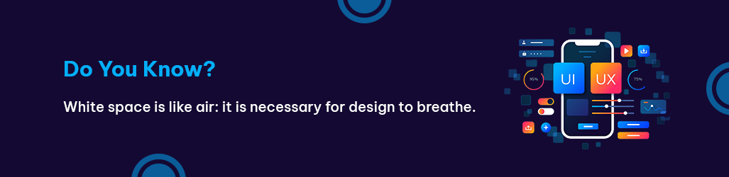 white space is like air it is necessary