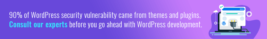 wordpress security vulnerability cta