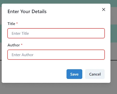 add book data