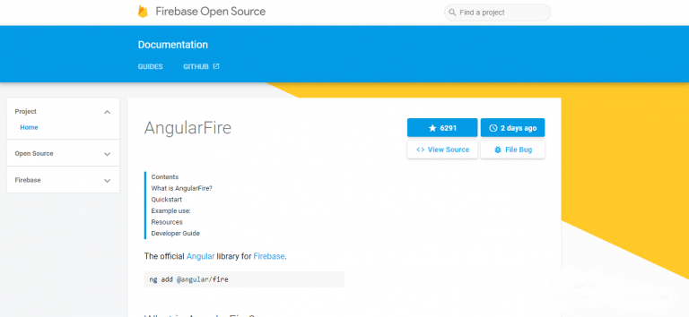 AngularFire Backend Development Tool angularfire backend development tool