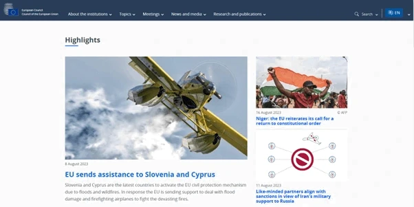 case study The Council of the European Union