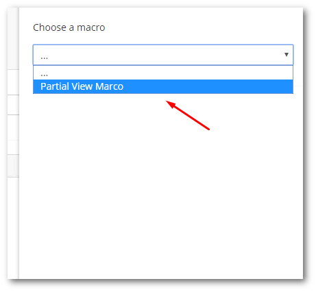 Choose A Macro