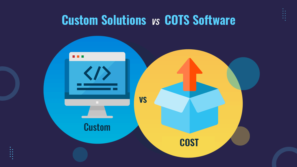 Custom solutions vs commercial solutions