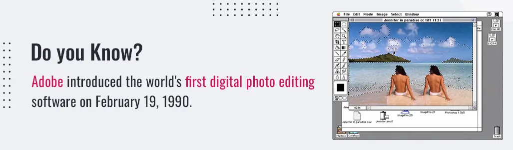 Do You Know - First Photo Editing Tool