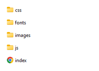 Folder Structure folder structure