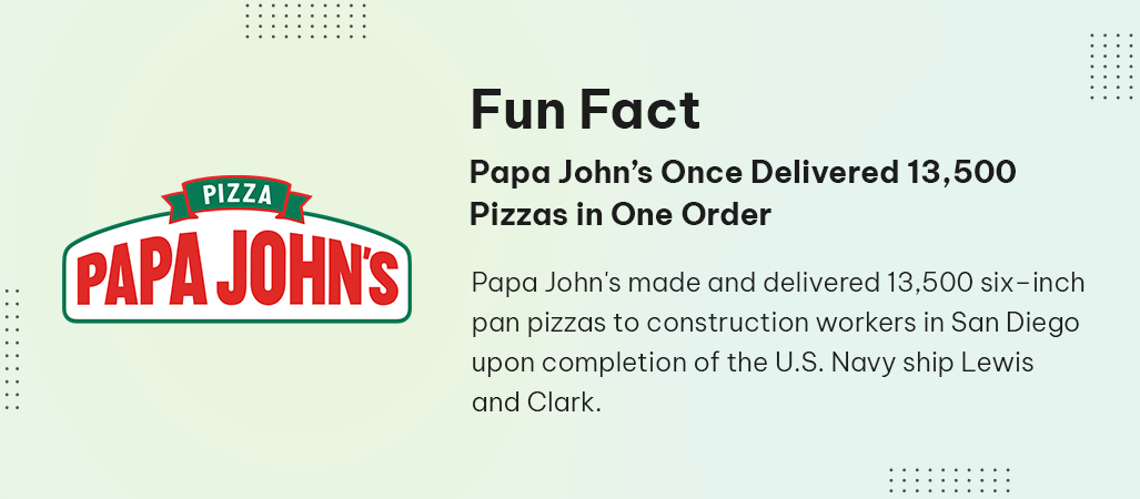 Fun Fact About Papa Johns