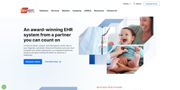 nextgen website screen shot