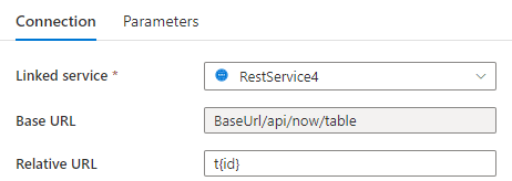 Pagination Rule Example 2 Rest Linked Service Relative URL