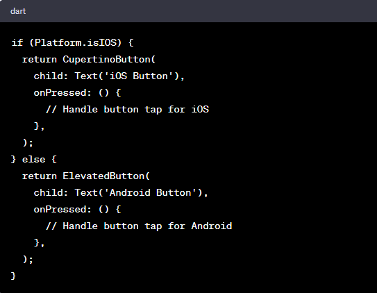 present implementations that are platform specific