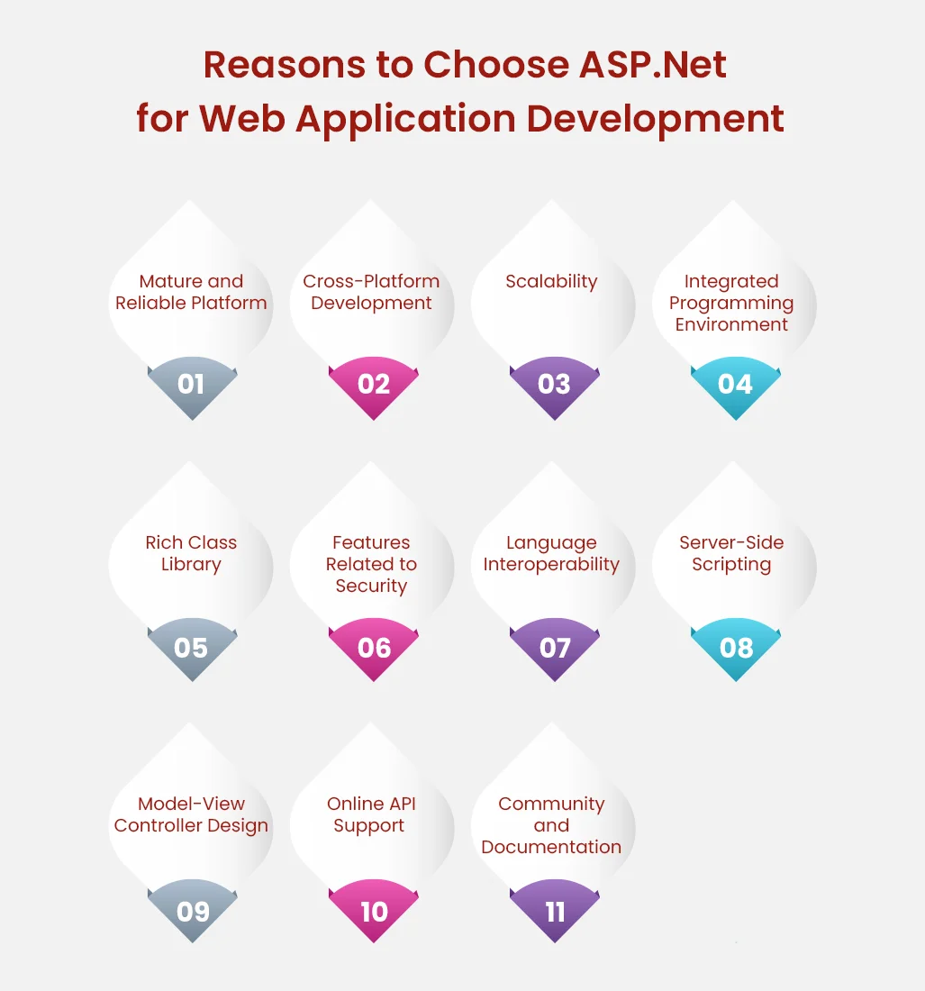 reason to choose asp net for web app development
