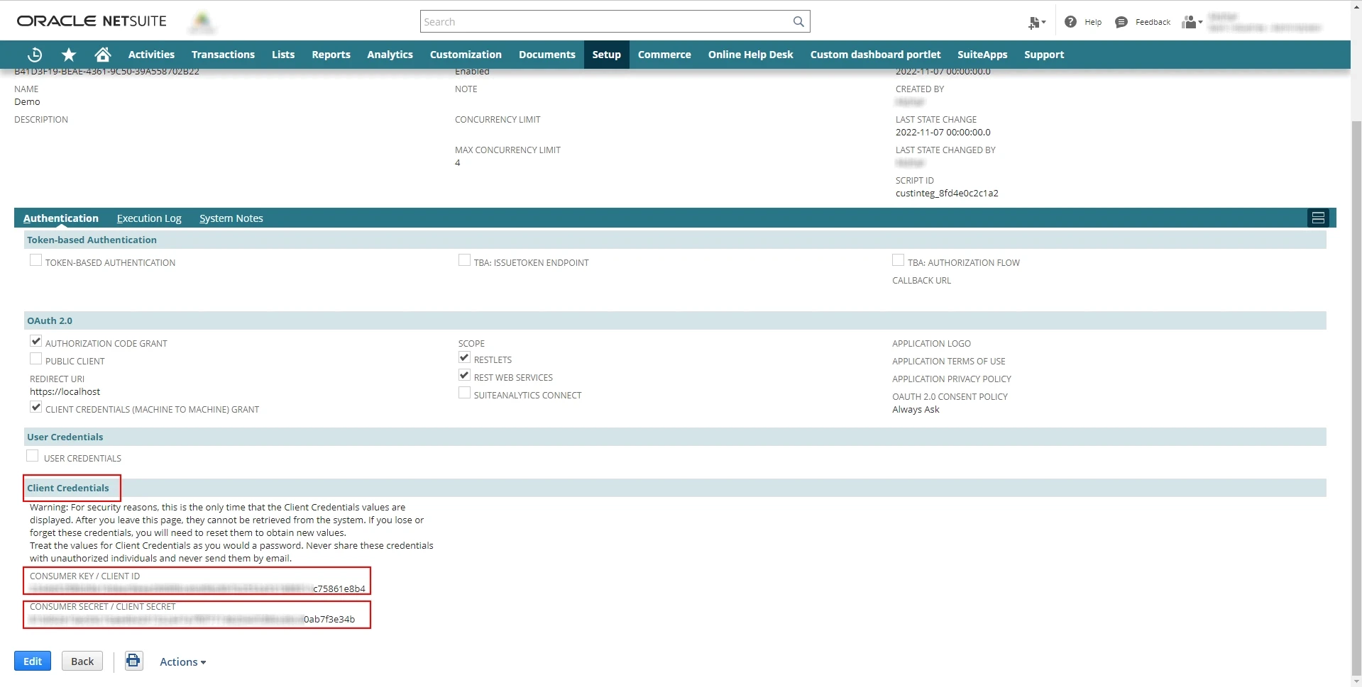 client credential