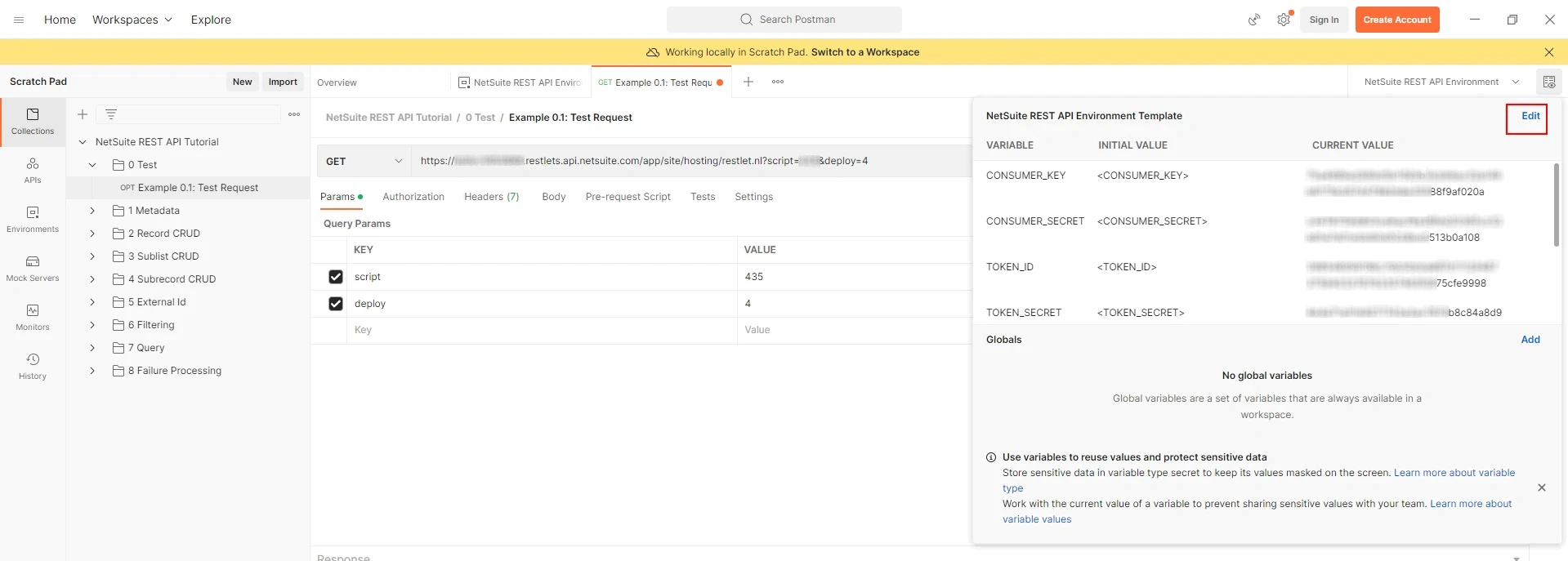 netsuite edit