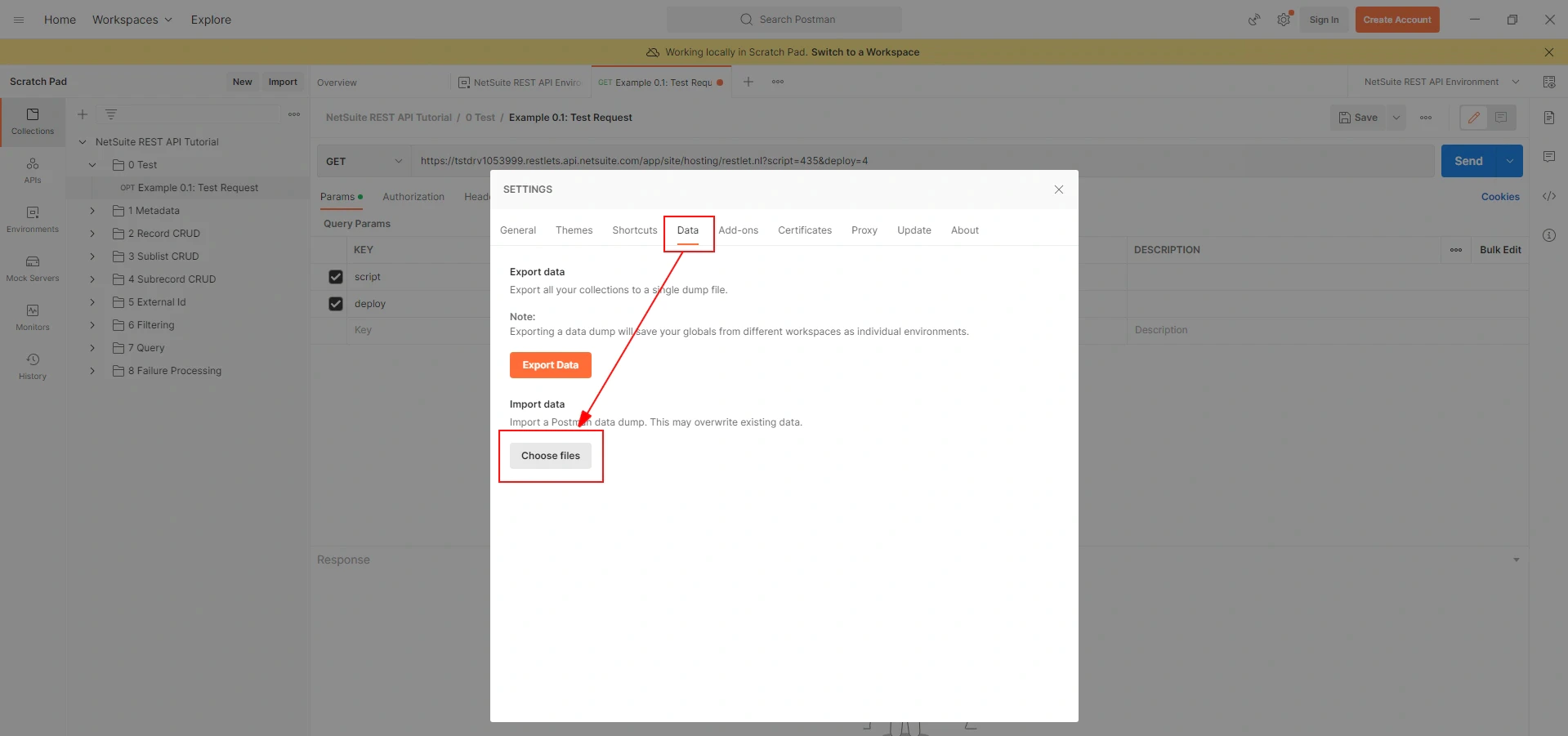 netsuite choose files