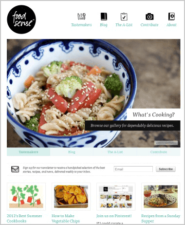 tablet web design screen