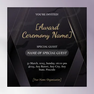 Award Ceremony Templates