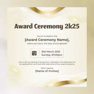 Award Ceremony Templates