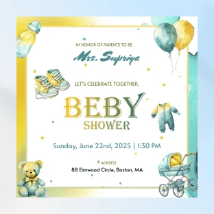 Baby Shower Templates