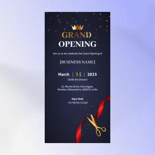 Grand Opening Templates