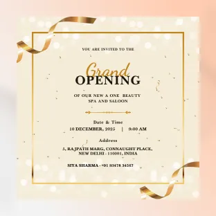 Grand Opening Templates