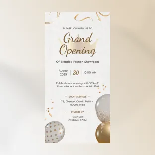 Grand Opening Templates