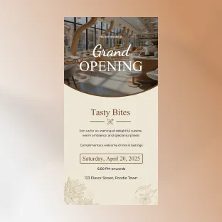 Grand Opening Templates