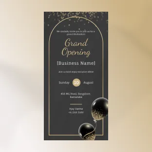 Grand Opening Templates