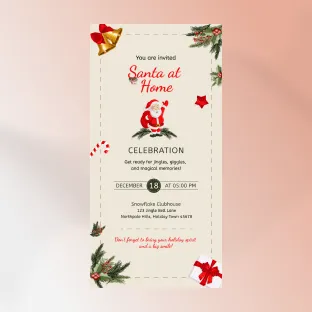 Santa at Home Templates