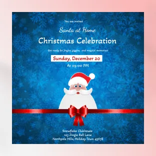 Santa at Home Templates