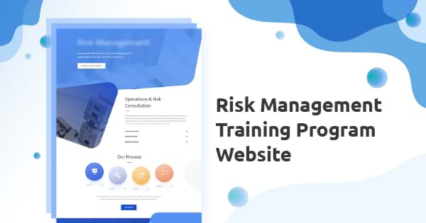 Risk Management Training Program Website Development