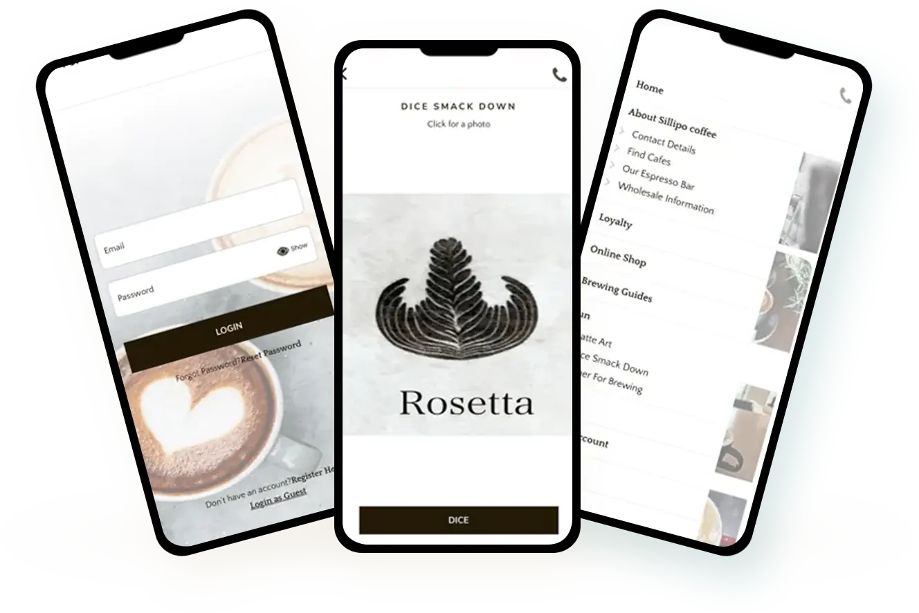 coffee loyalty wholesale supply mobile app development
