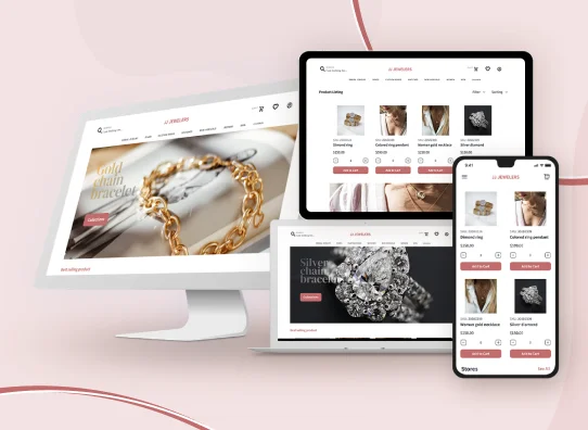 eCommerce Jewelry Website Development