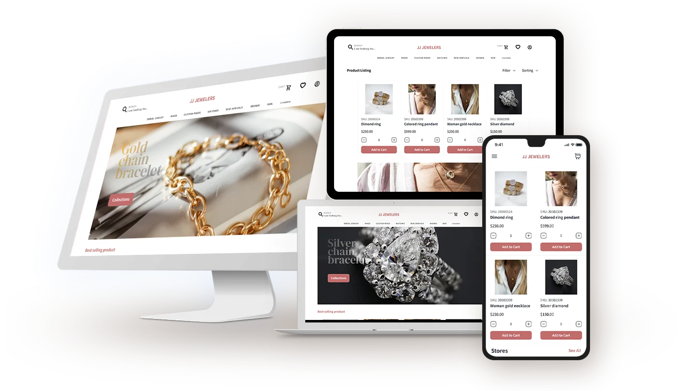 Ecommerce Portal For Jewelry And Diamond