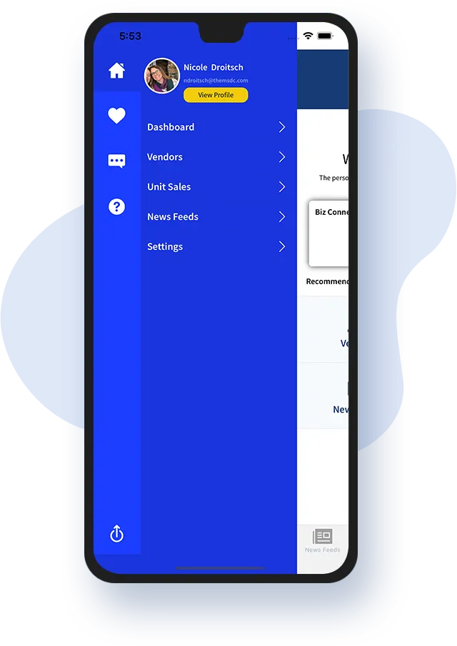 menu bar in mobile app development