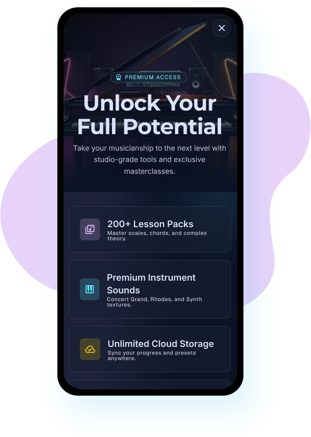 music learning instrument practice mobile app technology