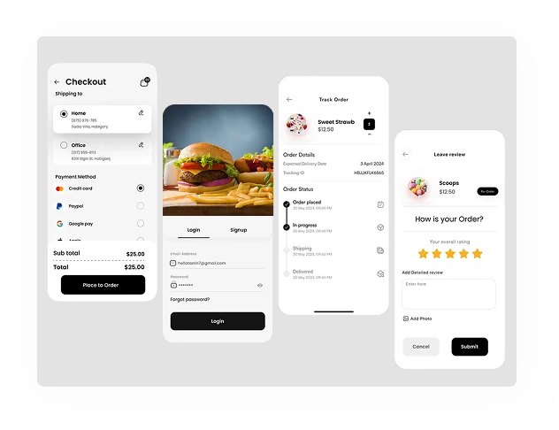 on demand food delivery platform requirement